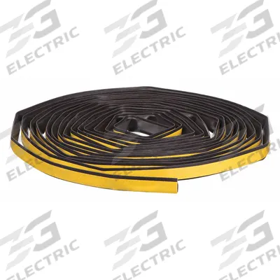 PEMKO Seal: Bulb, Self-Adhesive Mounting, Std, Silicone, 25 ft Overall Lg - Smoke Seals