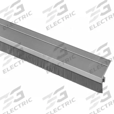 NATIONAL GUARD Door Weatherstripping: Brush Insert, 3 ft Lg, 1 1/4 in Wd - Metal Leaf Weatherstripping