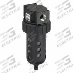 PARKER Compressed Air Filter: Particulate, 1/2 in NPT, 40 micron, 130 cfm, 150 psi Max Op Pressure (MPN 07F32AC). Key specifications — attr110055: 07F; attr110008: PARKER.