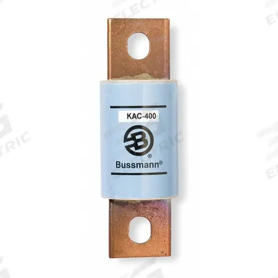 BUSSMANN Semiconductor Fuse: KAC Series, Fast-Acting, 400 A, 600 V AC - Fast-Acting Bolt-On Fuses