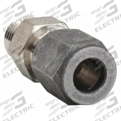 PARKER Compression Fitting Adapter: 1/2 in OD x 1/2 in Pipe size, 3/4-16 Thread Size - Flareless Bite-Type Stainless Steel Compression Fittings