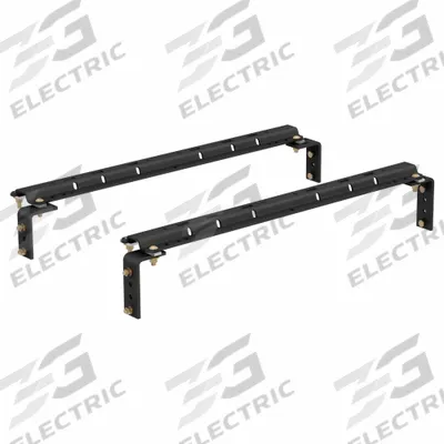 CURT Fifth Wheel Base Rails: 43 in Overall Lg, 6 1/2 in Overall Wd, 1 in Overall Ht (MPN 16200) - Fleet and Vehicle Maintenance