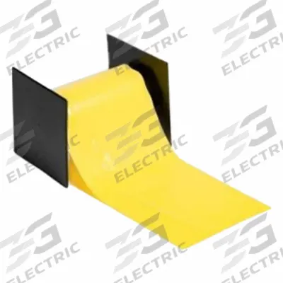PROMAXIMA Exercise Resistance Band: Yellow, 75 ft Overall Lg, Rubber - Resistance Tubing