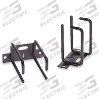 HUBBELL PREMISE WIRING Vertical Cable Ring: Vertical, 2 U, 3 1/2 in Overall Dp, Black, Steel, 2 PK (MPN HC23VR2). Key specifications — Color: Black; Includes: (2) Rings; Orientation: Vertical; Brand: HUBBELL PREMISE WIRING; Material: Steel.