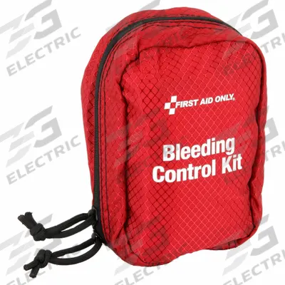 APPROVED VENDOR Bleeding Control Kit: Plastic Case, 1 People Served, 13 Components - Bleeding Control Kits