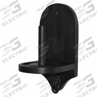 HATHAWAY Chalk Holder: Black, 7 in Overall Wd, 12 in Overall Ht (MPN BG2549-BK). Key specifications — attr989535: Wall-Mounted Chalk Holder; attr989526: Wood; attr989508: HATHAWAY; attr989511: Black; attr999291: Mounting Hardware Included.