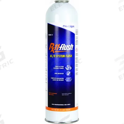 NU-CALGON Flush Solvent: 2 lb Canister, Liquid, Clear - Refrigeration System Flush Solvents