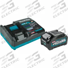 MAKITA Battery: XGT®, 4 Ah, Battery Included, Charger Included, Tabbed, 40V DC (MPN BL4040DC1)