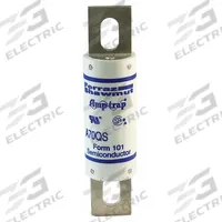 Semiconductor Fuse: A70QS Series, Fast-Acting, 125 A, 700 V AC, 700 V DC DC Volt Rating (MPN A70QS125-4K). Key specifications — Series: A70QS; Brand: MERSEN; Voltage Type: AC/DC.