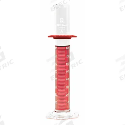 SIBATA Graduated Cylinder: 100 mL, A, To Contain (TC) - Class A Glass Graduated Cylinders