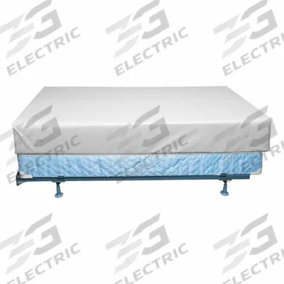 C-MATT Bed Mattress: Twin, Firm, Vinyl, Foam, 8 in Overall Ht, 39 in Overall Wd - Bunk Room Mattresses
