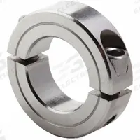 DAYTON Shaft Collar: 2-Piece, Inch, Round, Clamp-On, 1 1/2 in Bore Dia, 2 3/8 in Collar Outside Dia (MPN 1L725). Key specifications — attr671628: DAYTON.