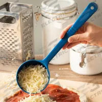 CARLISLE Portion Control Spoon: 8 oz Capacity, Acetal, Solid, Blue, 13 3/8 in Overall Lg, Acetal (MPN 399214). Key specifications — Manufacturer Part Number: 399214; Color: Blue; Material: Acetal; NSF Certified: No; Perforated/Solid: Solid; Product Type: Long Handle Measure Miser; Brand: CARLISLE.