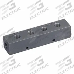 POWER TEAM Hydraulic Valve Manifolds & Subplates: 10,000 psi Max Pressure, Steel, 1.5 in Overall Ht (MPN 9648). Key specifications — Body Material: Steel; Brand: POWER TEAM; Port Connection Type: NPT; Port Connection Size: 3/8" NPTF.