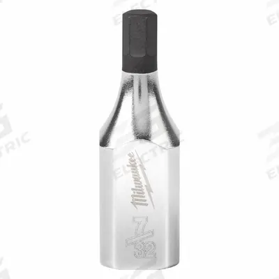 MILWAUKEE Socket: 3/8 in Drive Size, Hex Tip, 7/32 in Tip Size, 1 3/4 in Overall Lg - Hex Bit Sockets