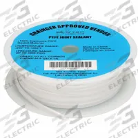 APPROVED VENDOR Gasket-Making Tape: 1/4 in x 50 ft, 0.11 in Thick, -400°F to 600°F, White, PTFE (MPN 21TF47). Key specifications — attr538776: White; attr538775: APPROVED VENDOR.