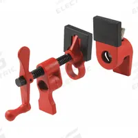 BESSEY Pipe Clamp: Light Duty, 440 lb Clamping Force, 1 1/2 in Throat Dp, Crank Handle, Cast Iron (MPN PC12-2). Key specifications — attr672634: Cast Iron; attr672629: Crank; attr672635: BESSEY.