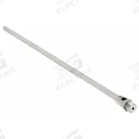 GUARDAIR Air Gun Nozzle: Steel, 12 in Extension Lg, 1/8 in Thread Size, Steel, Focused (MPN 18VNE012S). Key specifications — attr66384: Focused; attr66393: Steel; attr66401: Yes.
