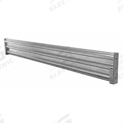 APPROVED VENDOR Guard Rail: 3 Ribs, (2) Brackets and Hardware, Galvanized - Lift-Out Guardrails