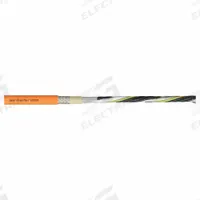 CHAINFLEX Servo Motor Cable: Shielded Twisted Pr 16 AWG (1.5)/ (4) 16 AWG (1.5), Orange, TPR Jacket (MPN CF29-15150201D). Key specifications — Conductor Grouping: Shielded Twisted Pair 16 AWG/ (4) 16 AWG; Includes Ground: Yes; Overall Length: Order by the Foot; Minimum Bend Radius Factor - Fixed: 4 x OD; Minimum Bend Radius Factor - Flexible: 5 x OD; Brand: CHAINFLEX.