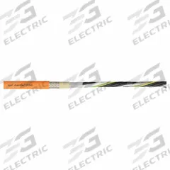 CHAINFLEX Servo Motor Cable: Shielded Twisted Pr 16 AWG (1.5)/ (4) 16 AWG (1.5), Orange, TPR Jacket (MPN CF29-15150201D). Key specifications — Conductor Grouping: Shielded Twisted Pair 16 AWG/ (4) 16 AWG; Includes Ground: Yes; Overall Length: Order by the Foot; Minimum Bend Radius Factor - Fixed: 4 x OD; Minimum Bend Radius Factor - Flexible: 5 x OD; Brand: CHAINFLEX.