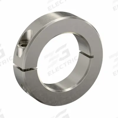 RULAND MANUFACTURING Shaft Collar: 1-Piece, Inch, Round, Clamp-On, 1 7/16 in Bore Dia - Stainless Steel Shaft Collars