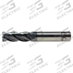 OSG Corner Radius End Mill: Carbide, TiAlN Coated, 4 Flute, 3/8" Mill Dia, 1/2" LOC, 0.03" Rad (MPN VG434-3750)