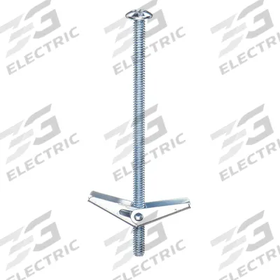 APPROVED VENDOR Toggle Bolt Anchor: 11/16 in Dia, 5 in Overall Lg, 1/4"-20 Thread Size - Standard Toggle Bolts
