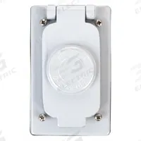 APPLETON ELECTRIC Weatherproof Cover: Copper-Free Aluminum, FD/FS, Toggle Switches, 1 Gangs, Gray (MPN FSK-WGF1). Key specifications — Brand: APPLETON ELECTRIC; Color: Gray; Compatible with Product Type: Toggle Switches; Compatible with Series: FS; Mounting Orientation: Vertical.