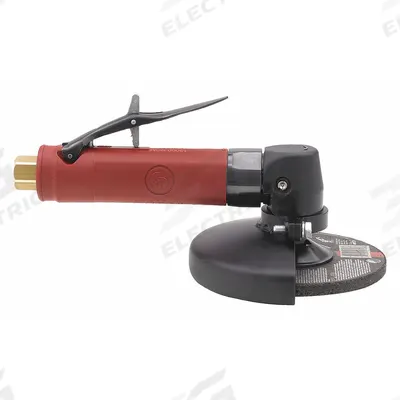 CHICAGO PNEUMATIC Air Angle Grinder: 3 in Wheel Dia, 0.5 hp Horsepower - Standard Reach Air-Powered Angle Grinders