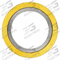 Spiral Wound Flange Gasket: Graphite Filler, 304 Stainless Steel Winding, For 1/2 in Pipe, 3/4 in ID (MPN 304-346-0050). Key specifications — Brand: APPROVED VENDOR.