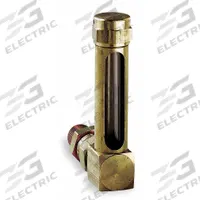 Vented Oil Gauges: 4.17 in Body Ht, 2 3/4 in Sight Ht, 1/4" NPTF Male, 250°F Max. Temp Rating (MPN G655-2). Key specifications — Brand: LDI INDUSTRIES; Compatible with Series: G650 Series; Includes Thermometer: No Thermometer Included; Seal Material: Buna N.