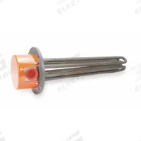 TEMPCO Flanged Immersion Heater: 1/3 Phase, 240V AC, 12,000 W Watt, 3 in Flange Size, 45.93 W/sq in (MPN TFP02666). Key specifications — Watt Density: 45.93 W/sq in; Sheath Material: Incoloy(R) 800; Brand: TEMPCO; Flange Size: 3 in.