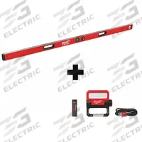 MILWAUKEE Digital Level: Includes Batteries, ±0.10°, 72 in Overall Lg, 4V Battery Size, ±0.03°, LED (MPN MLDIG72, 2114-21). Key specifications — attr934737: MILWAUKEE; attr939806: ±0.10°; attr939808: 4V; attr981185: Yes.