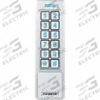 SECO-LARM Keypad with Reader: 6 in Ht, 7/8 in Dp, 1 3/4 in Wd, Gray, Gray, Gray (MPN SK-B241-PQ). Key specifications — Color: Gray; Brand: SECO-LARM.