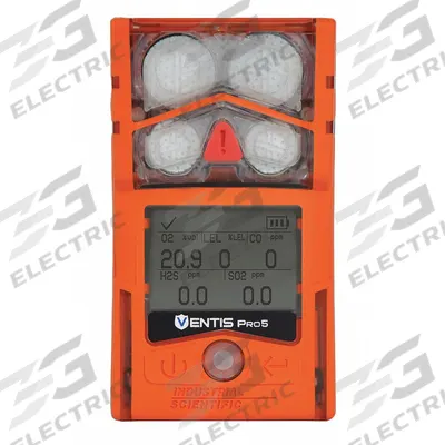 INDUSTRIAL SCIENTIFIC Multi-Gas Detector: IP68, INDUSTRIAL SCIENTIFIC Ventis Pro5, Lithium Ion - Multi-Gas Detectors