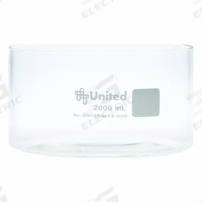 UNITED SCIENTIFIC SUPPLIES Crystallizing Dish: 190 mm Dia, 100 mm Overall Ht, No Surface Treatment - Crystallizing Dishes
