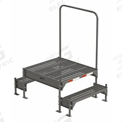 APPROVED VENDOR Work Platform: 1.8 ft Platform Ht - Max, 34.6 in x 39 in - Configurable Single-Access Platforms