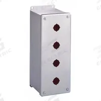 HOFFMAN Push Button Enclosure: 22mm, 1 Holes, 304 Stainless Steel, NEMA 4X (MPN E1PBGXSS). Key specifications — Brand: HOFFMAN; Environments & Applications: Washdown-Corrosion-Resistant.
