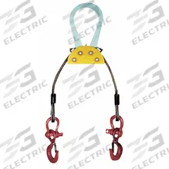 Load Leveling Sling,2 t Cap (MPN 52-2-4). Key specifications — Brand: CALDWELL; Rope Coating Type: Uncoated; Sling Material: Steel; Source of Supply: Made in USA.