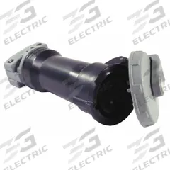 HUBBELL Pin and Sleeve Connector: Black, 347/600V AC, Three Phase, 20 A, 4 Pole, 5 Wire (MPN HBL520C5W). Key specifications — Brand: HUBBELL.