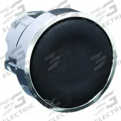 SCHNEIDER Flush Push Button: Black, 22 mm Mounting Size, Metallic, Momentary (MPN ZB4BA2). Key specifications — Brand: SCHNEIDER; Action: Momentary; Series: XB4; Push Button Material Type: Metallic.