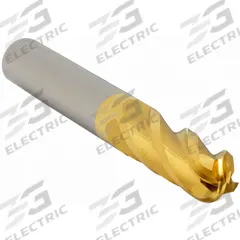 APPROVED VENDOR Ball End Mill: Carbide, TiN Coated, 4 Flute, 1/8" Mill Dia, 3/4" LOC, 2-1/4" OAL (MPN 226-001002)