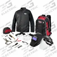LINCOLN ELECTRIC Welding Helmet Kit: Auto-Darkening, 4 Arc Sensors, W7-W13, 7 sq in, Digital, Pivot (MPN K4595-3XL). Key specifications — Color: White/Black/Red (Gloves); Suspension Adjustment Type: Pivot; Series: Viking 1840; Graphics: None; Viewing Area: 7 sq in; Brand: LINCOLN ELECTRIC; Grind Mode: Yes; Helmet Material: Proprietary Nylon.