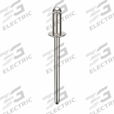 APPROVED VENDOR Blind Rivet,1 47/71" L,0.156" dia,PK500: Inch, 1 21/32 in Overall Lg, 23/64 in Body Lg - Domed-Head Blind Rivets