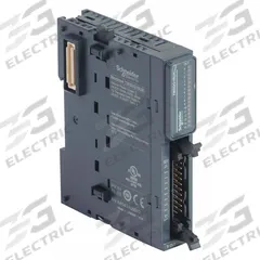 SCHNEIDER ELECTRIC Discrete Output Module: (16) Transistor Out (MPN TM3DQ16UK). Key specifications — Manufacturer Part Number: TM3DQ16UK; Power Required: 24V DC; Product Type: Discrete Output Module; Series: M262; Number and Type of Outputs: (16) Transistor; Mounting Style: Panel.