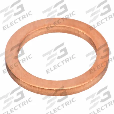 APPROVED VENDOR Sealing Washer: M13 Screw Sz, Copper, Copper Seal, 13 mm Inside Dia, 18 mm Outside Dia - Single-Piece Sealing Washers