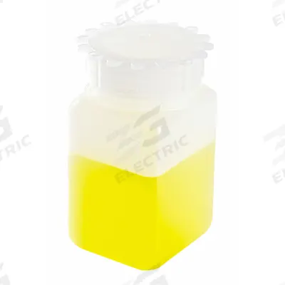 APPROVED VENDOR Graduated Bottle: 100 mL, 3.38 fl oz, HDPE, Natural, Rectangular - HDPE Rectangular Lab Bottles