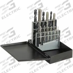 APPROVED VENDOR Drill Bit and Tap Set: 18 Pc (MPN 5PXJ4). Key specifications — attr1300596: Straight Flute.