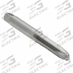 CLE-LINE Spiral Point Tap: #8-32 UNC, H2 / 3B, 2 Flute, Plug Chamfer, High Speed Steel (MPN C00785)